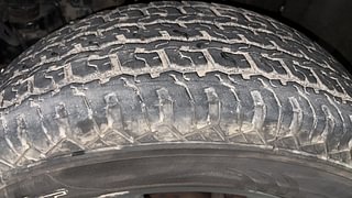 Used 2022 mahindra Thar LX 4 STR Convertible Petrol AT 4WD Petrol Automatic tyres LEFT FRONT TYRE TREAD VIEW