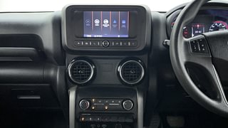 Used 2022 mahindra Thar LX 4 STR Convertible Petrol AT 4WD Petrol Automatic interior MUSIC SYSTEM & AC CONTROL VIEW
