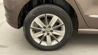 Used 2016 Volkswagen Polo [2014-2020] Highline 1.5 (D) Diesel Manual tyres RIGHT REAR TYRE RIM VIEW