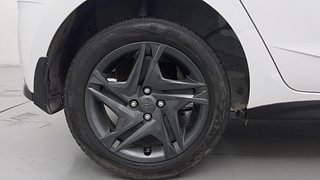 Used 2023 Hyundai New i20 Sportz 1.2 IVT Petrol Automatic tyres RIGHT REAR TYRE RIM VIEW