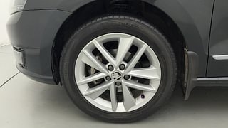 Used 2021 Skoda Rapid New [2020-2022] Style Petrol Petrol Manual tyres LEFT FRONT TYRE RIM VIEW