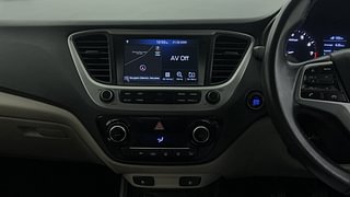 Used 2019 Hyundai Verna [2017-2020] 1.6 VTVT SX (O) Petrol Manual interior MUSIC SYSTEM & AC CONTROL VIEW