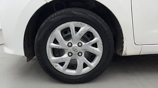 Used 2018 Hyundai Grand i10 Magna 1.2 Kappa VTVT Petrol Manual tyres LEFT FRONT TYRE RIM VIEW