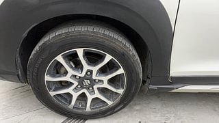 Used 2023 Maruti Suzuki XL6 Zeta AT Petrol Petrol Automatic tyres LEFT FRONT TYRE RIM VIEW