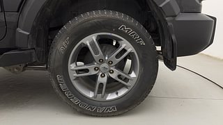 Used 2022 mahindra Thar LX 4 STR Convertible Petrol AT 4WD Petrol Automatic tyres LEFT REAR TYRE RIM VIEW