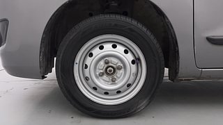 Used 2017 Maruti Suzuki Wagon R 1.0 [2013-2019] LXi CNG Petrol+cng Manual tyres LEFT FRONT TYRE RIM VIEW