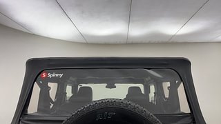 Used 2022 mahindra Thar LX 4 STR Convertible Petrol AT 4WD Petrol Automatic exterior BACK WINDSHIELD VIEW