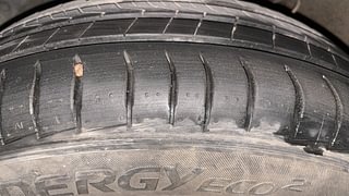 Used 2020 Hyundai New Santro 1.1 Sportz AMT Petrol Automatic tyres LEFT FRONT TYRE TREAD VIEW
