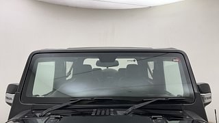 Used 2022 mahindra Thar LX 4 STR Convertible Petrol AT 4WD Petrol Automatic exterior FRONT WINDSHIELD VIEW