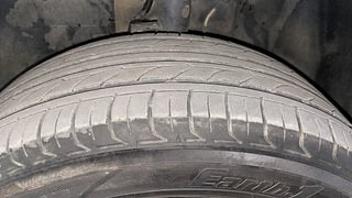 Used 2022 Tata Punch Adventure Rhythm Pack MT Petrol Manual tyres LEFT FRONT TYRE TREAD VIEW