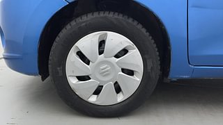 Used 2014 Maruti Suzuki Celerio ZXI Petrol Manual tyres LEFT FRONT TYRE RIM VIEW
