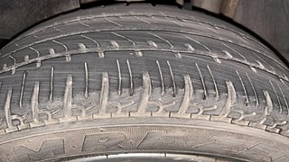 Used 2015 Tata Nano [2014-2018] Twist XTA Petrol Petrol Automatic tyres LEFT REAR TYRE TREAD VIEW