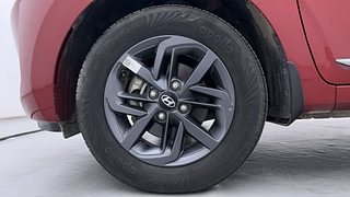 Used 2022 Hyundai Grand i10 Nios Sportz 1.2 Kappa VTVT Petrol Manual tyres LEFT FRONT TYRE RIM VIEW