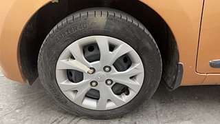 Used 2016 Hyundai Grand i10 Sportz 1.2 Kappa VTVT Petrol Manual tyres LEFT FRONT TYRE RIM VIEW