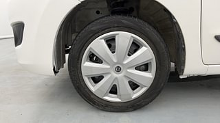 Used 2017 Maruti Suzuki Wagon R 1.0 [2010-2019] VXi Petrol Manual tyres LEFT FRONT TYRE RIM VIEW