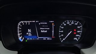 Used 2024 Tata Punch Creative Dual Tone AMT Sunroof Petrol Automatic interior CLUSTERMETER VIEW