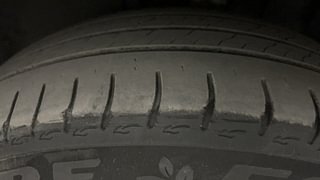 Used 2023 Tata Altroz XTA Petrol DCT Petrol Automatic tyres LEFT FRONT TYRE TREAD VIEW