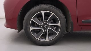 Used 2017 Hyundai Grand i10 [2017-2020] Asta 1.2 Kappa VTVT Petrol Manual tyres LEFT FRONT TYRE RIM VIEW