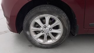 Used 2015 Hyundai Grand i10 Asta 1.2 Kappa VTVT Petrol Manual tyres LEFT FRONT TYRE RIM VIEW