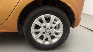 Used 2016 Tata Tiago [2016-2020] Revotron XZ Petrol Manual tyres LEFT REAR TYRE RIM VIEW
