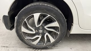 Used 2021 Maruti Suzuki Baleno [2019-2022] Zeta AT Petrol Petrol Automatic tyres RIGHT REAR TYRE RIM VIEW