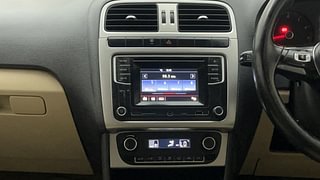 Used 2017 Volkswagen Ameo [2016-2020] Highline1.2L (P) Petrol Manual interior MUSIC SYSTEM & AC CONTROL VIEW