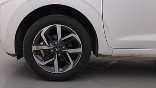 Used 2021 Hyundai Grand i10 Nios Asta 1.2 Kappa VTVT Petrol Manual tyres LEFT FRONT TYRE RIM VIEW
