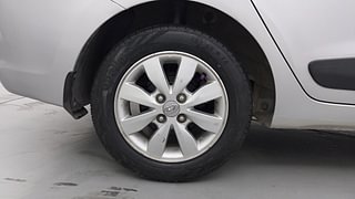 Used 2014 Hyundai Xcent [2014-2017] S (O) Petrol Petrol Manual tyres RIGHT REAR TYRE RIM VIEW