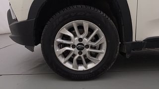 Used 2017 Mahindra KUV100 [2015-2017] K8 5 STR Petrol Manual tyres LEFT FRONT TYRE RIM VIEW