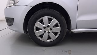 Used 2012 Volkswagen Polo [2010-2014] Comfortline 1.2L (P) Petrol Manual tyres LEFT FRONT TYRE RIM VIEW