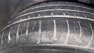 Used 2014 Hyundai Xcent [2014-2017] S (O) Petrol Petrol Manual tyres LEFT FRONT TYRE TREAD VIEW