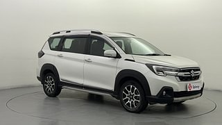 Used 2022 Maruti Suzuki XL6 Alpha AT Petrol Petrol Automatic exterior RIGHT FRONT CORNER VIEW