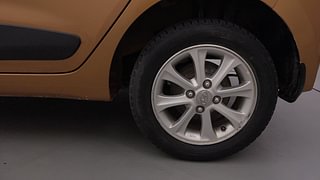 Used 2015 Hyundai Grand i10 Asta AT 1.2 Kappa VTVT Petrol Automatic tyres LEFT REAR TYRE RIM VIEW