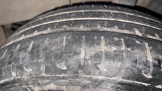 Used 2014 Hyundai Xcent [2014-2017] S (O) Petrol Petrol Manual tyres LEFT REAR TYRE TREAD VIEW