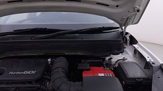 Used 2021 Hyundai Venue [2019-2022] SX 1.0 (O) Turbo iMT Petrol Manual engine ENGINE LEFT SIDE HINGE & APRON VIEW