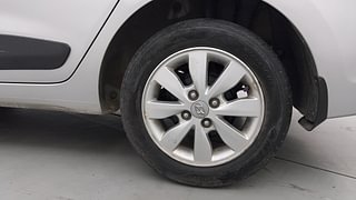 Used 2014 Hyundai Xcent [2014-2017] S (O) Petrol Petrol Manual tyres LEFT REAR TYRE RIM VIEW