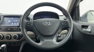 Used 2018 Hyundai Grand i10 [2017-2020] Sportz (O) AT 1.2 Kappa VTVT Petrol Automatic interior STEERING VIEW
