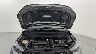 Used 2021 Kia Sonet HTX 1.0 iMT Petrol Manual engine ENGINE & BONNET OPEN FRONT VIEW
