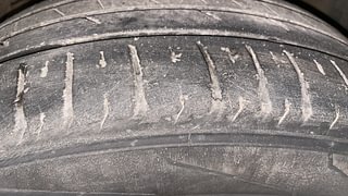 Used 2019 Tata Tiago [2018-2020] XZA+ AMT Petrol Automatic tyres LEFT FRONT TYRE TREAD VIEW