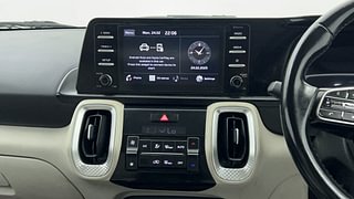 Used 2021 Kia Sonet HTX 1.0 iMT Petrol Manual interior MUSIC SYSTEM & AC CONTROL VIEW