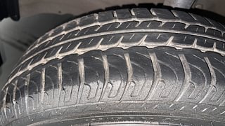 Used 2017 Maruti Suzuki Wagon R 1.0 [2010-2019] VXi Petrol + CNG (Outside Fitted) Petrol+cng Manual tyres LEFT FRONT TYRE TREAD VIEW