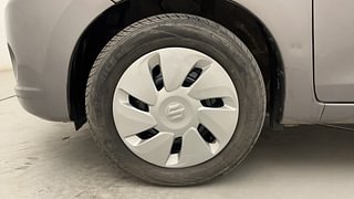 Used 2014 Maruti Suzuki Celerio VXI AMT Petrol Automatic tyres LEFT FRONT TYRE RIM VIEW