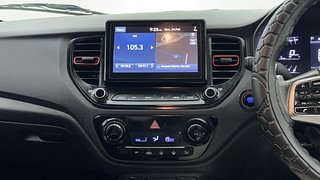 Used 2021 Hyundai Verna SX Opt Turbo Petrol Petrol Automatic interior MUSIC SYSTEM & AC CONTROL VIEW