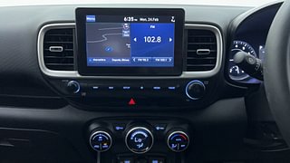 Used 2021 Hyundai Venue [2019-2022] SX Plus 1.0 Turbo DCT Petrol Automatic interior MUSIC SYSTEM & AC CONTROL VIEW