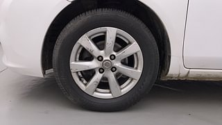 Used 2012 Nissan Sunny [2011-2014] XV Diesel Diesel Manual tyres LEFT FRONT TYRE RIM VIEW