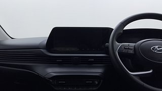 Used 2021 Hyundai New i20 Asta (O) 1.0 Turbo DCT Petrol Automatic interior MUSIC SYSTEM & AC CONTROL VIEW