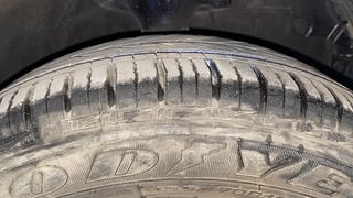 Used 2017 Hyundai Eon [2011-2018] Sportz Petrol Manual tyres RIGHT FRONT TYRE TREAD VIEW
