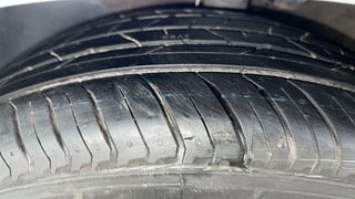 Used 2021 Hyundai Verna SX Opt Turbo Petrol Petrol Automatic tyres LEFT FRONT TYRE TREAD VIEW