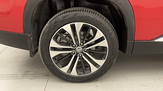 Used 2021 MG Motors Hector Plus Smart 2.0 Diesel Turbo MT 7-STR Diesel Manual tyres RIGHT REAR TYRE RIM VIEW