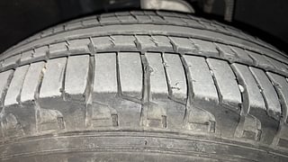 Used 2023 mahindra Scorpio N Z8 L Petrol 7 STR Petrol Manual tyres LEFT FRONT TYRE TREAD VIEW